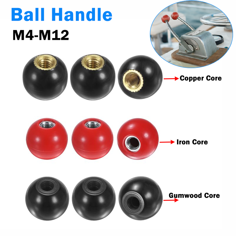 Restoration Hardware Furniture Used - Black Red Round Ball Handle Ball
