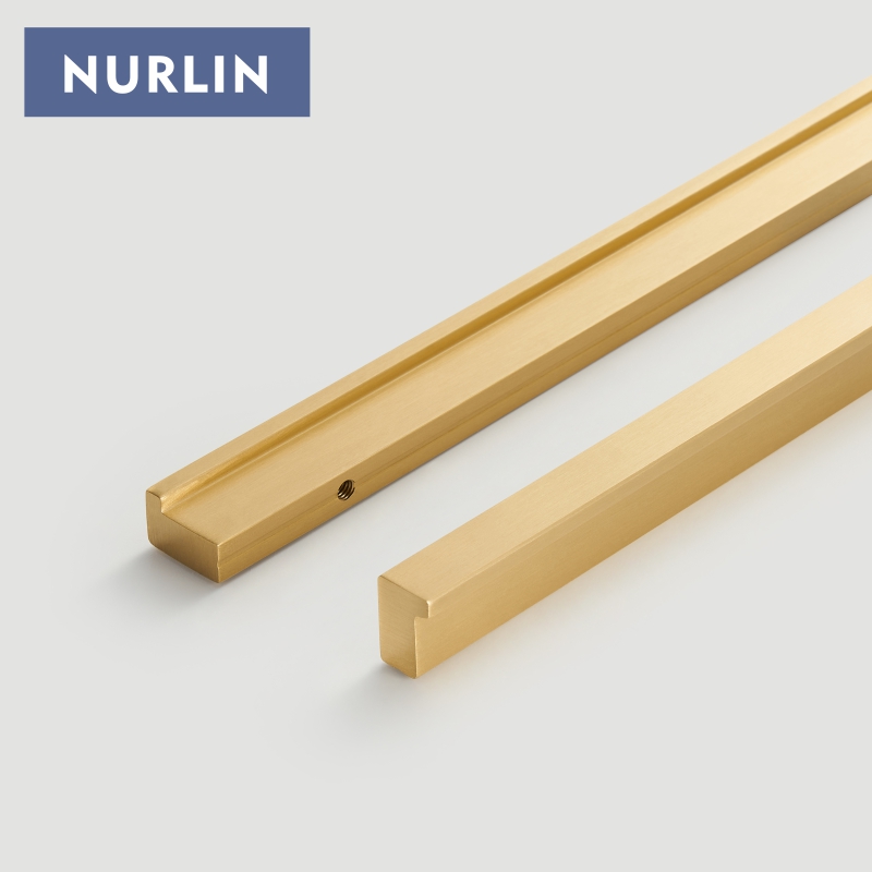 Furniture Hardware Brass - Nurlin Solid Brass 32-1200mm 1.25 