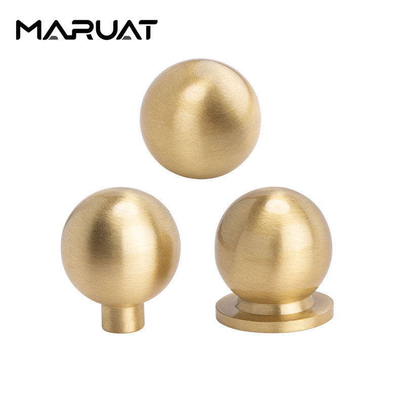Furniture Hardware Brass - Home Wardrobe Door Pull Round Solid