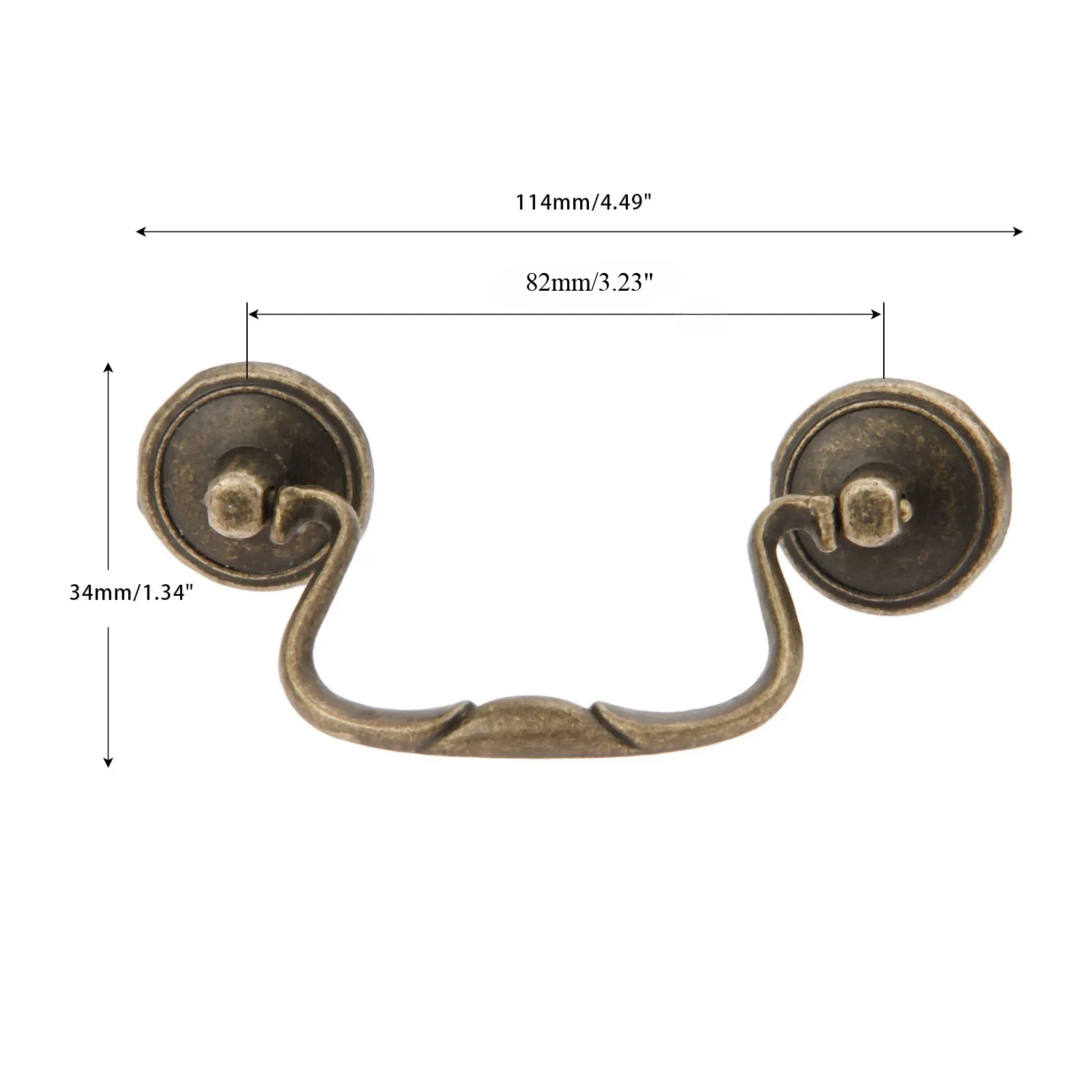 Antique Bronze Cabinet Handle  - Furniture Hardware Brass review and price