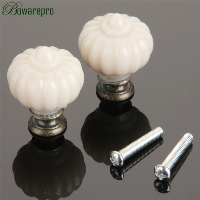 1Pc Acrylic Ivory White Pumpki - Furniture Hardware Accessories review and price