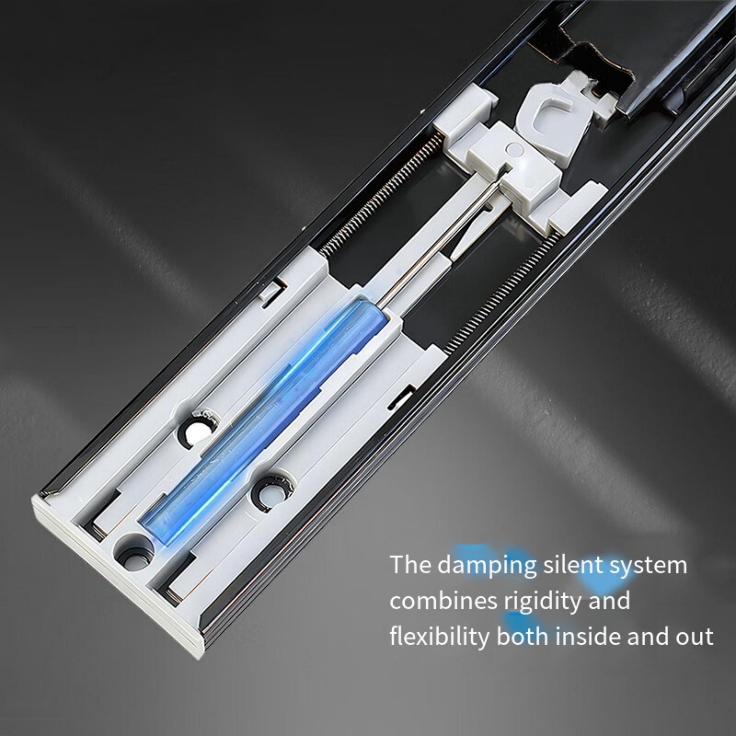 2Pcs Metal Buffer Drawer Slide - Furniture Rails Hardware review and price
