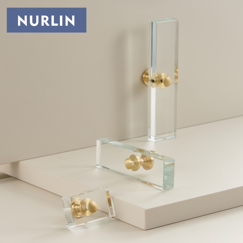 Nurlin Brass Acrylic Cabinet D - Furniture Hardware Brass review and price