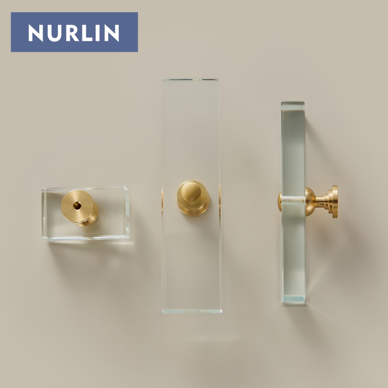 Nurlin Brass Acrylic Cabinet D - Furniture Hardware Brass review and price
