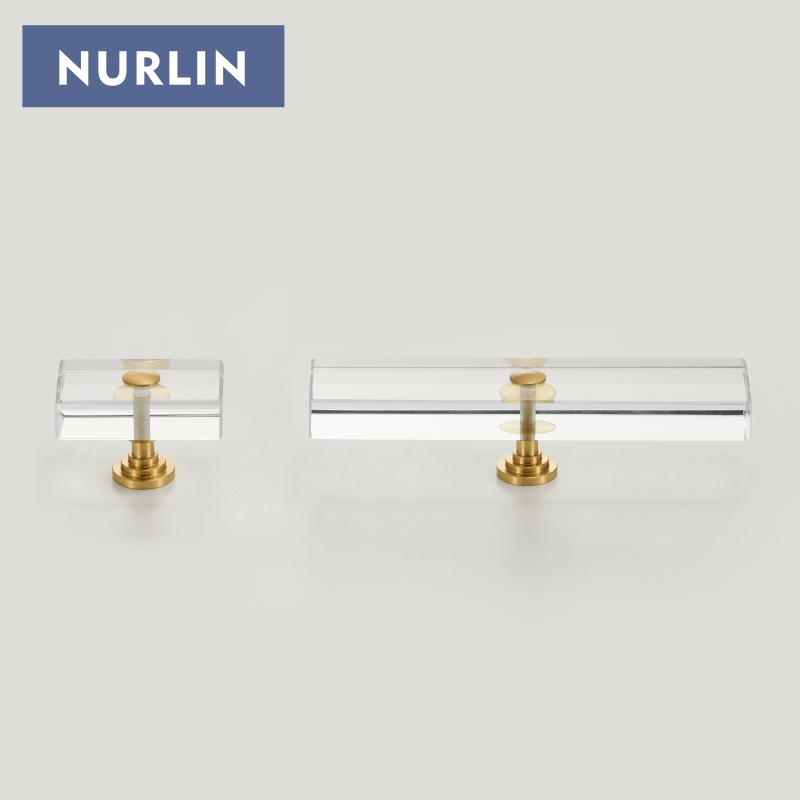 Nurlin Brass Acrylic Cabinet D - Furniture Hardware Brass review and price