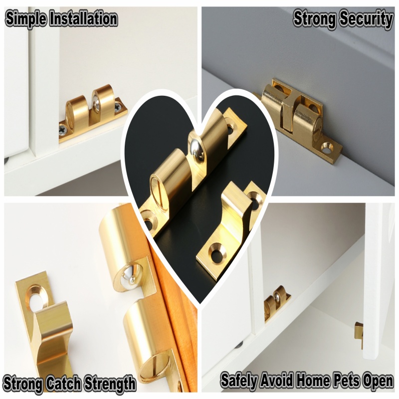 3/6pcs Cabinet Closet Door Bal - Furniture Hardware Brass review and price