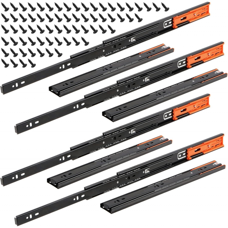 2Pcs Metal Buffer Drawer Slide - Furniture Rails Hardware review and price