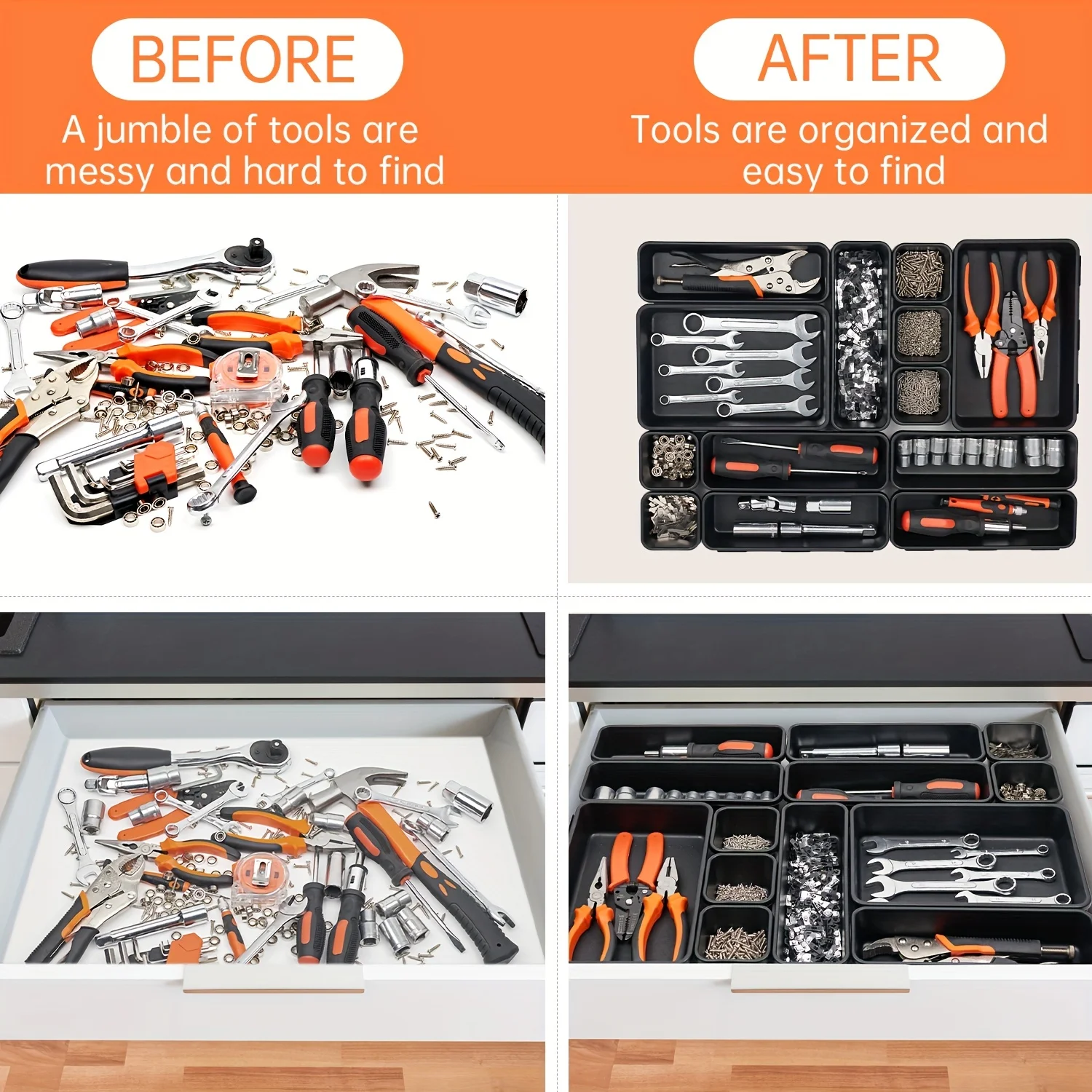 8/22/32pcs Tool Organizer Box  - Office Furniture Hardware review and price