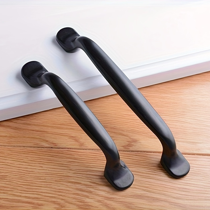 4pcs Black Handles For Furnitu - Restoration Hardware Furniture Used review and price
