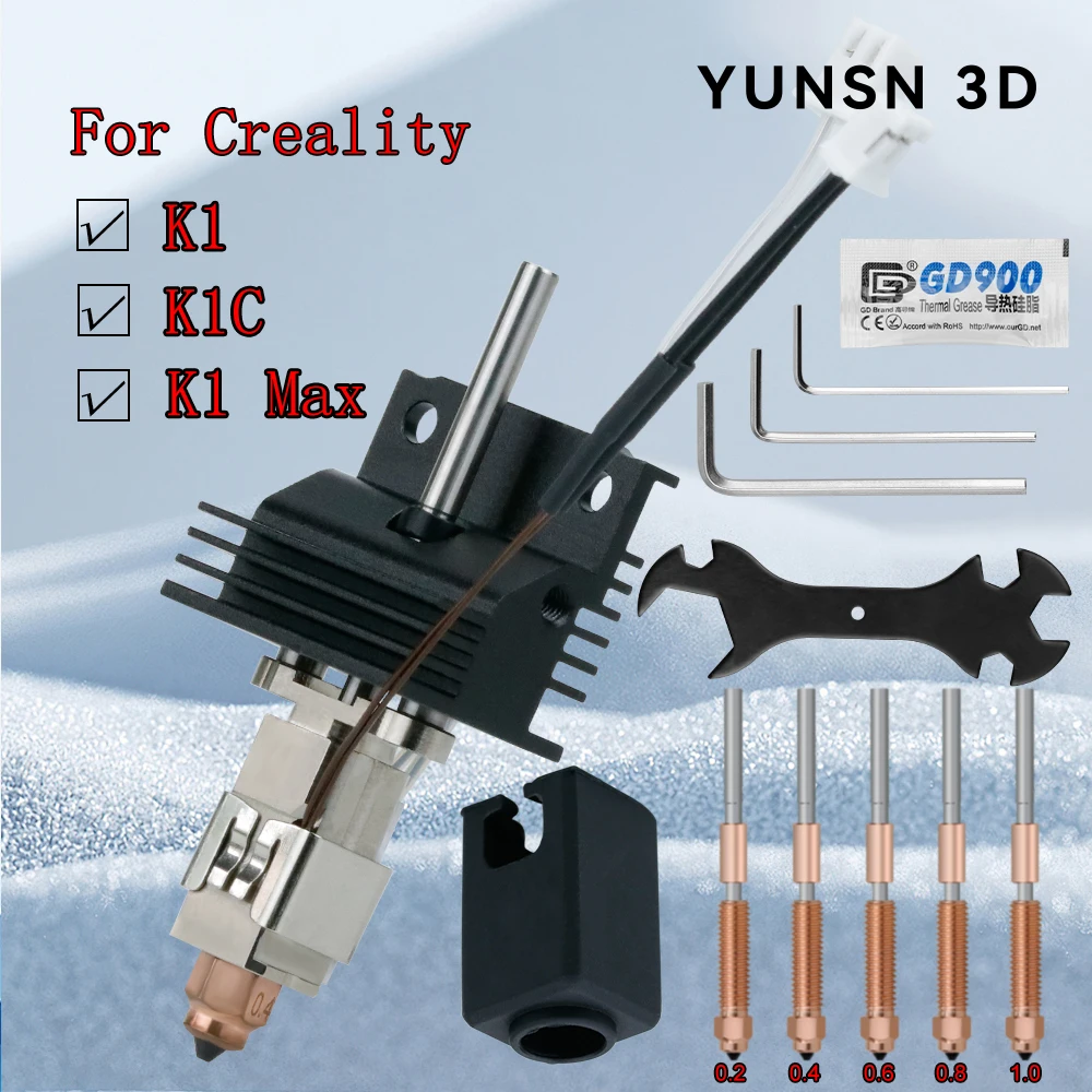 New Upgraded Hotend For Creali - Creality Printer K1 review and price