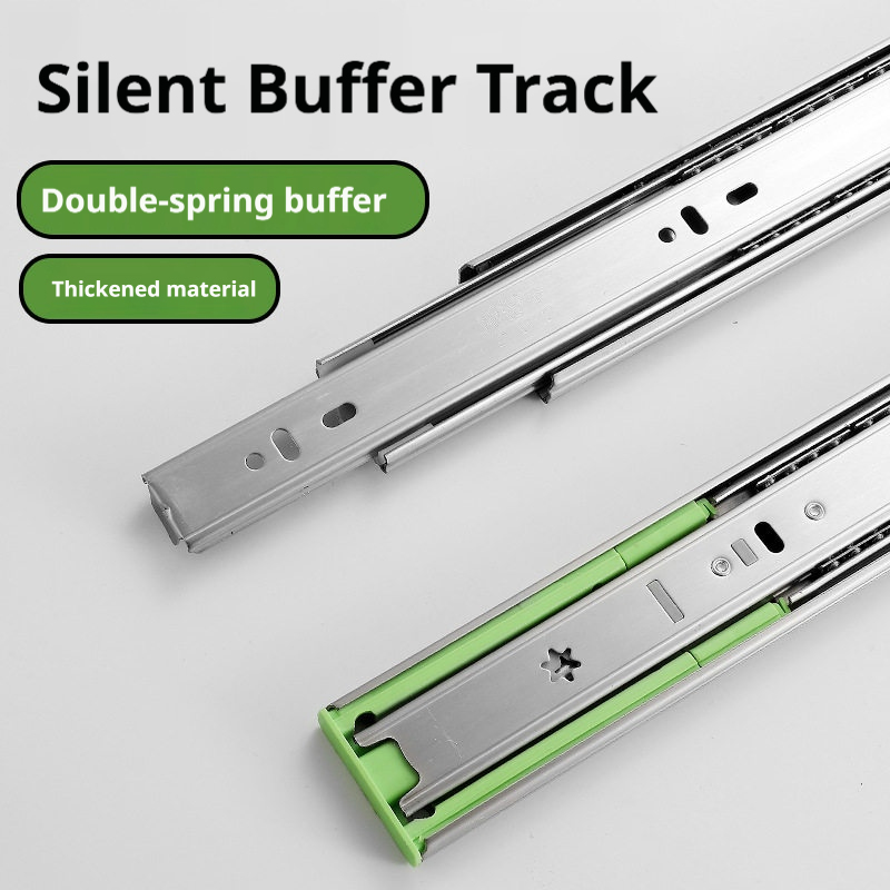 2Pcs Metal Buffer Drawer Slide - Furniture Rails Hardware review and price