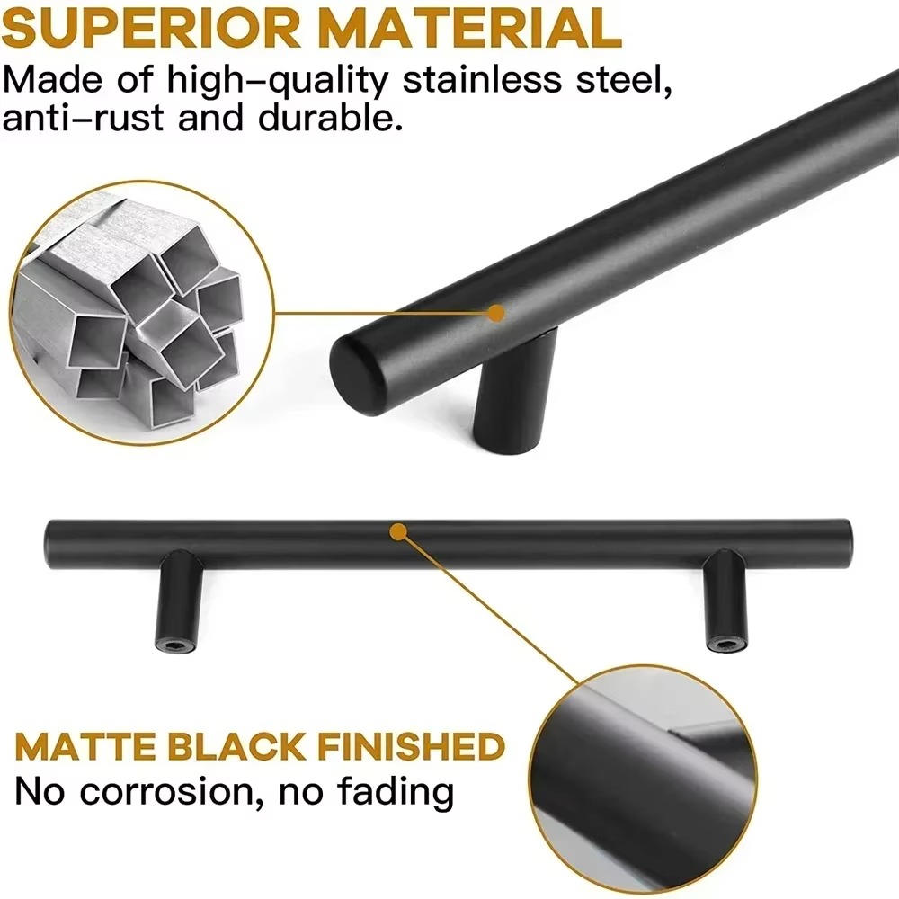 20 PCS Cabinet Pulls Matte Bla - Restoration Hardware Furniture Used review and price