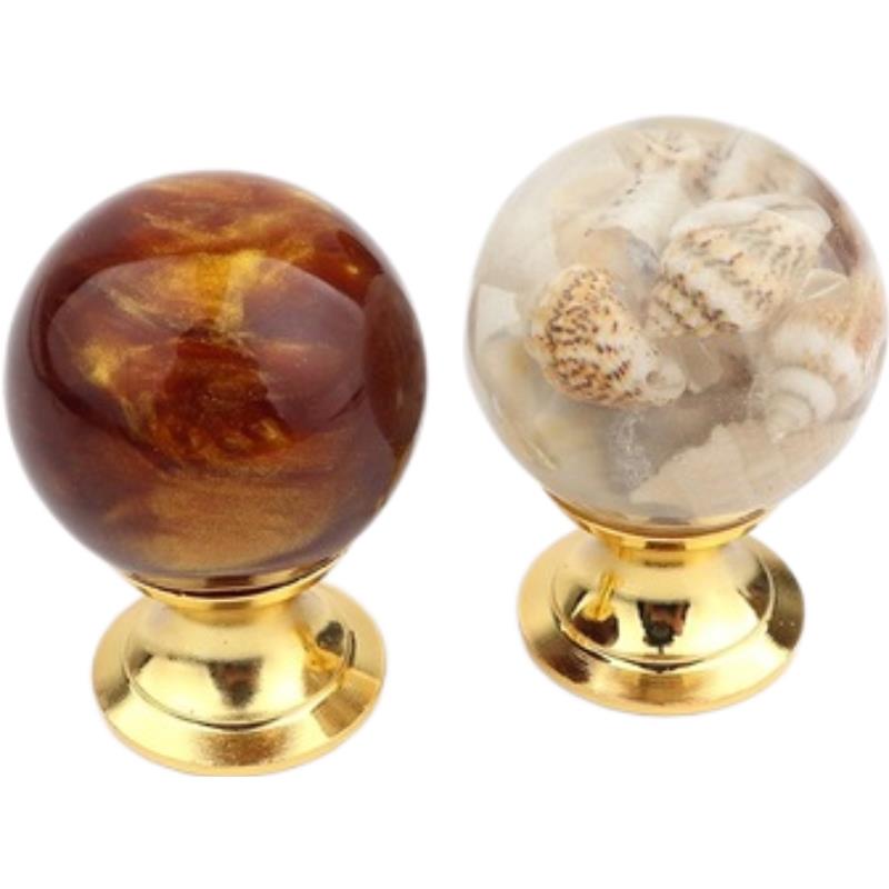 Amber Shell Tiger Eye Gold Cup - Furniture Hardware Brass review and price