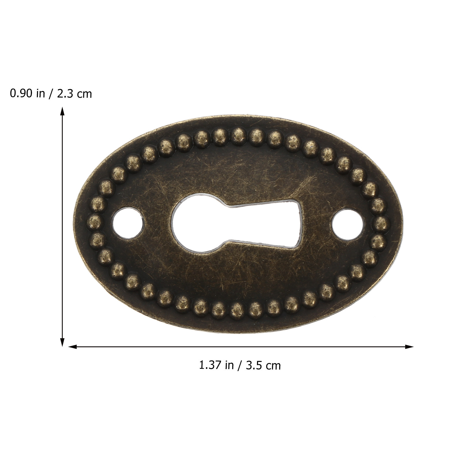 20Pcs Keyhole Cover Durable Zi - Furniture Hardware Brass review and price